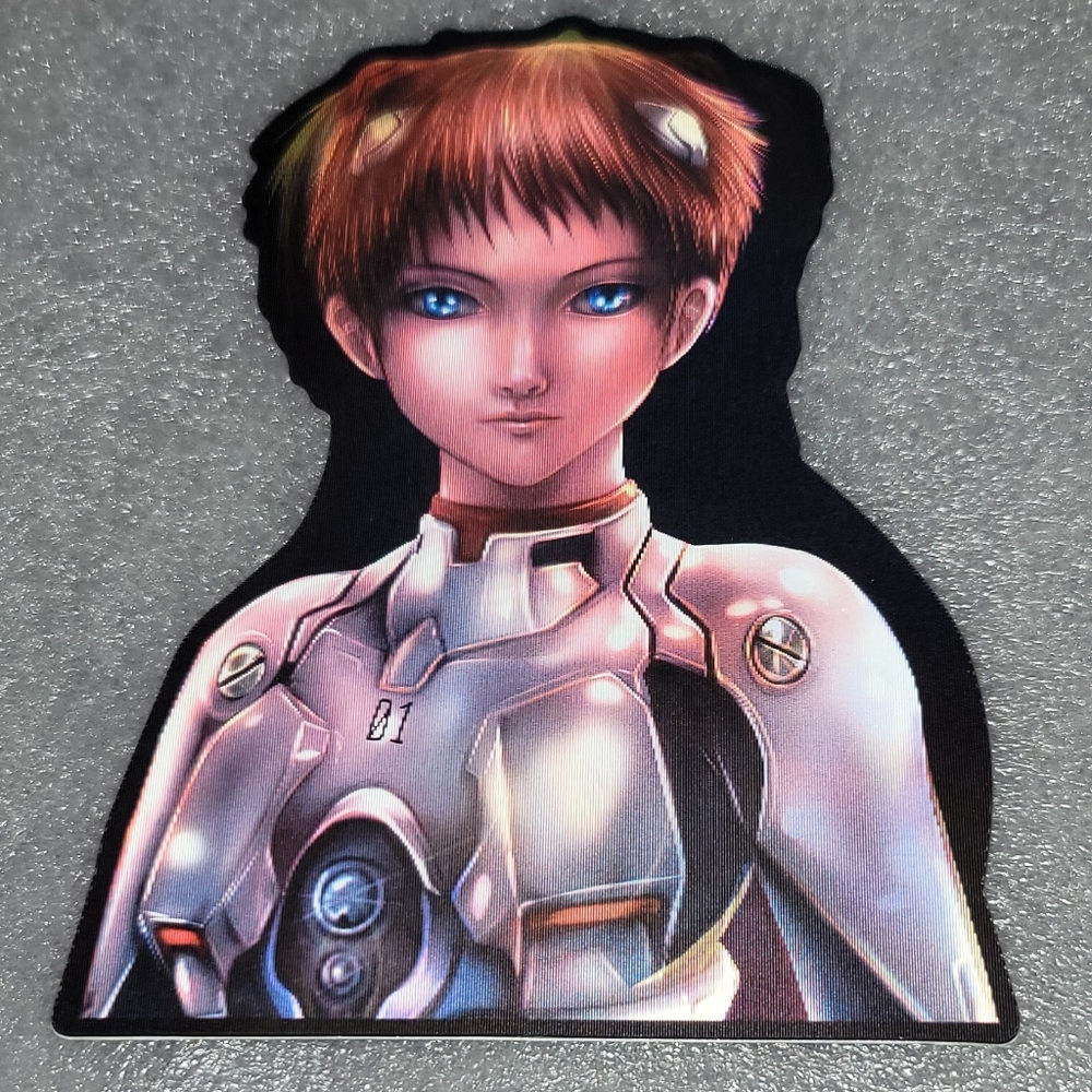Neon Genesis Evangelion Holographic Lenticular Anime Decal, Waterproof Sticker